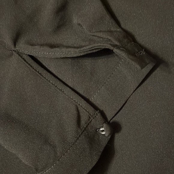 41 Hawthorn black blouse long sleeves. Sz Sm - Picture 8 of 9